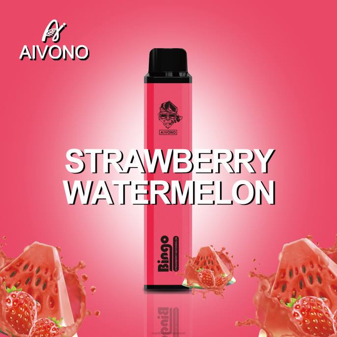 Aivono AIM BINGO 4000 aardbei watermeloen - 2604133 Vape Nederland