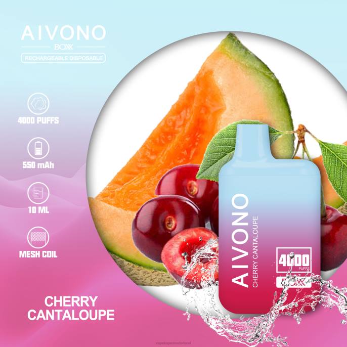 Aivono AIM BOXX 4000 kersen meloen - 2604223 Vape Nederland