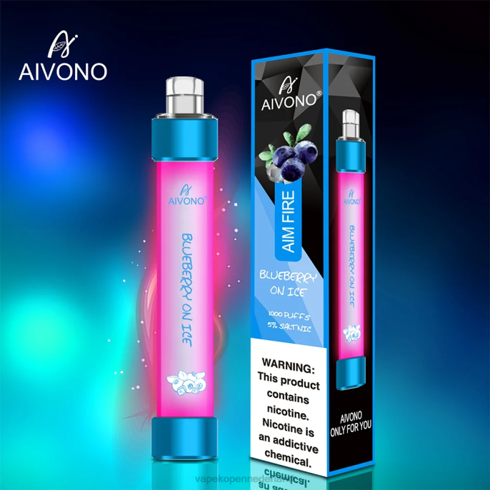 Aivono AIM FIRE 1000 bosbessen op ijs - 2604326 E-Liquid Nederland