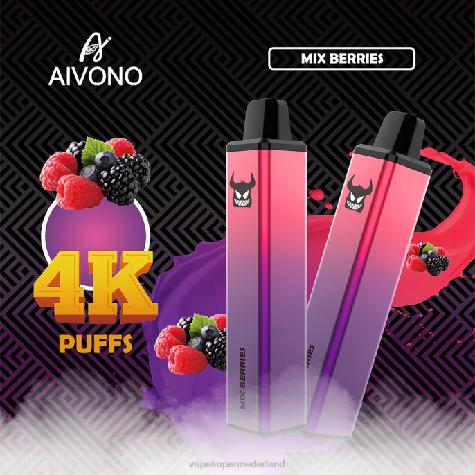 Aivono AIM FREAK 4000 gemengde bessen - 2604260 E-Liquid Nederland