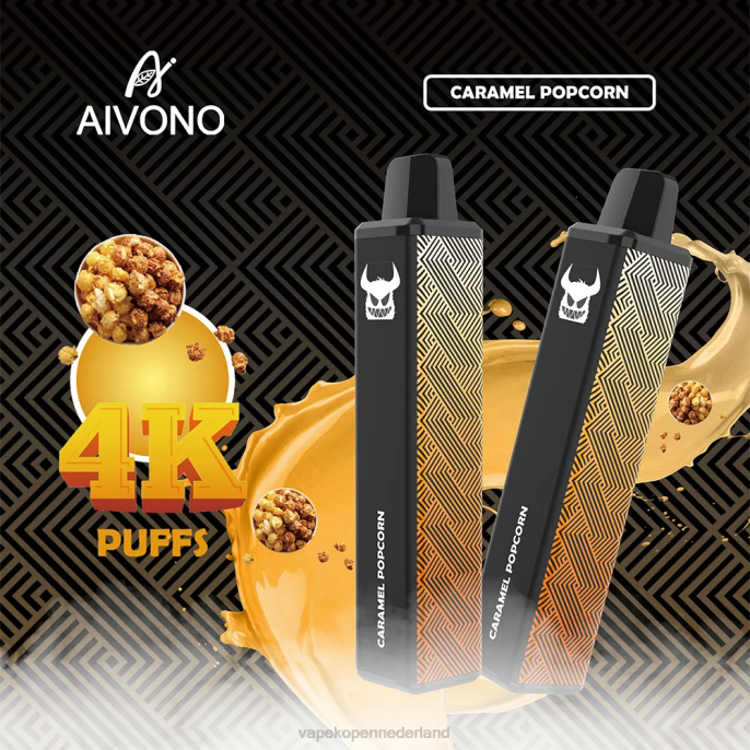 Aivono AIM FREAK 4000 karamelpopcorn - 2604261 Electronic Cigarette Vape
