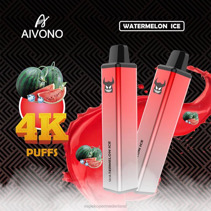 Aivono AIM FREAK 4000 watermeloen ijs - 2604253 Vape Nederland