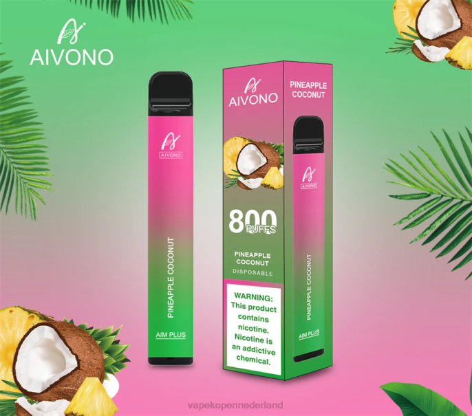 Aivono AIM PLUS 800 ananas kokosnoot - 2604200 E-Liquid Nederland