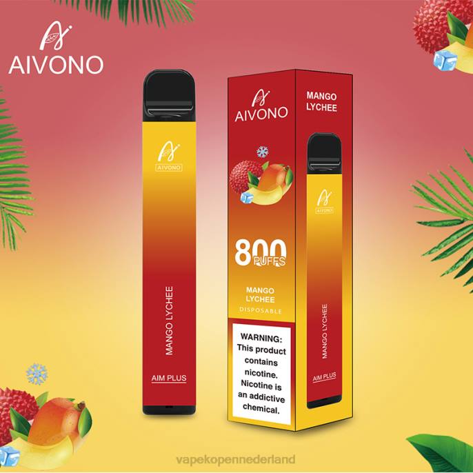 Aivono AIM PLUS 800 mango-lychee - 2604185 E-Liquid Nederland