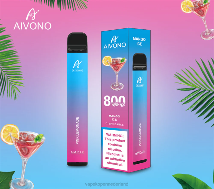 Aivono AIM PLUS 800 roze limonade - 2604191 E-Liquid Nederland