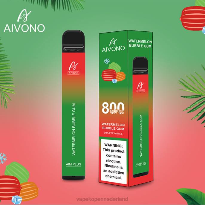 Aivono AIM PLUS 800 watermeloen kauwgom - 2604198 Electronic Cigarette Vape