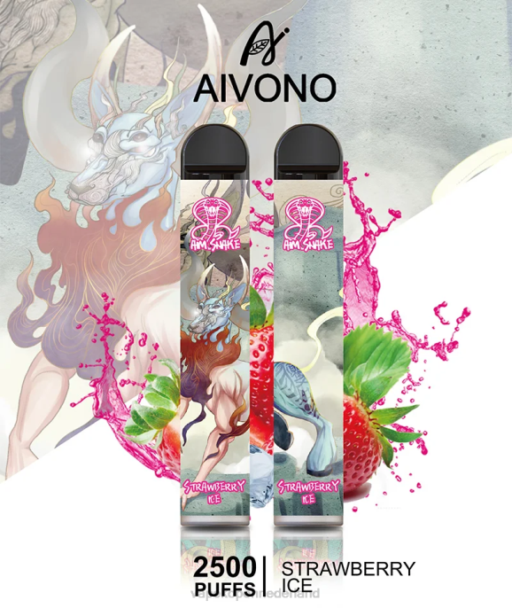 Aivono AIM SNAKE 2500 aardbeien ijs - 2604319 Vape Nederland