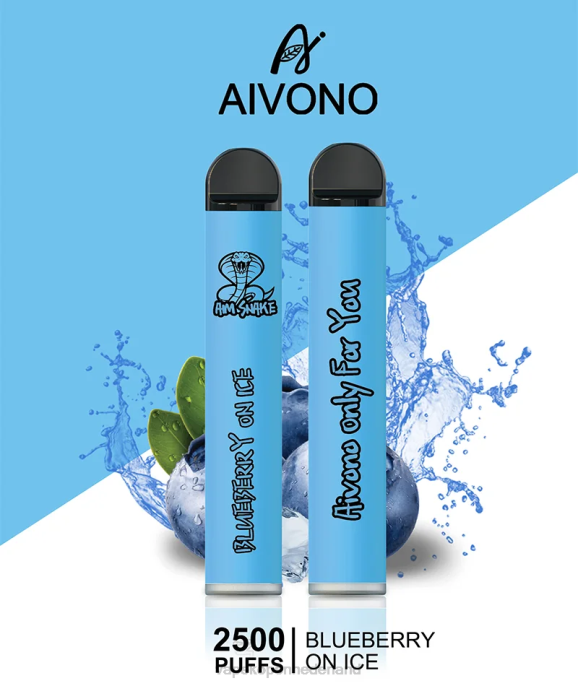 Aivono AIM SNAKE 2500 bosbessen op ijs - 2604299 E-Liquid Nederland