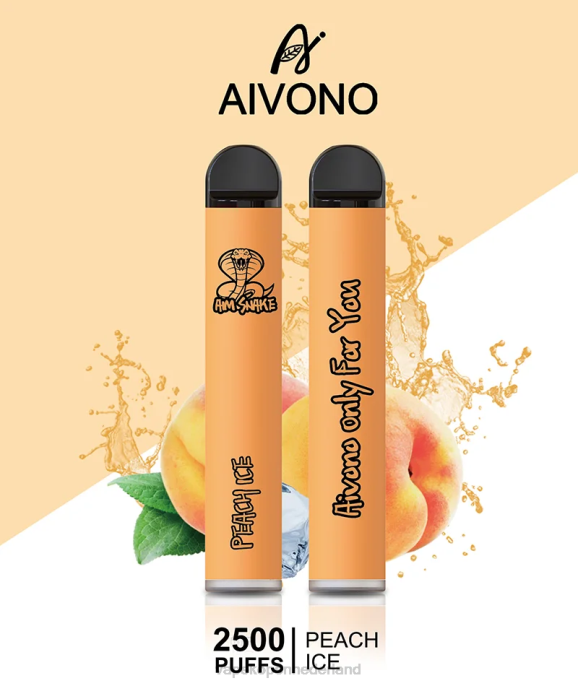 Aivono AIM SNAKE 2500 perzik ijs - 2604316 Vape Nederland
