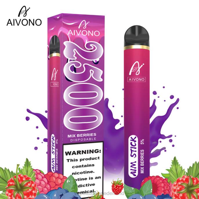 Aivono AIM STICK 2500 bessen mengen - 2604158 E-Liquid Nederland