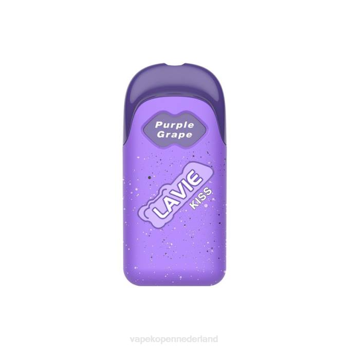 P8B2112 Vape Nederland - paarse druif LAVIE KISS 8000 trekjes