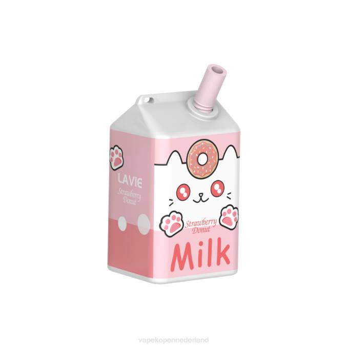 P8B2177 Electronic Cigarette Vape - aardbei donut LAVIE MILK 7000 trekjes