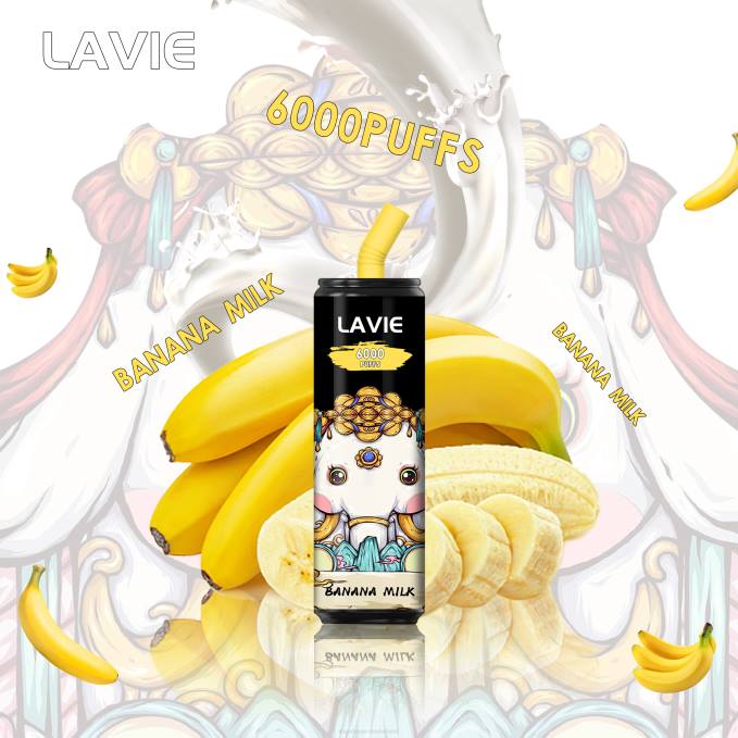 P8B2274 Vape Nederland - bananen melk LAVIE Coke BAR 6000 trekjes