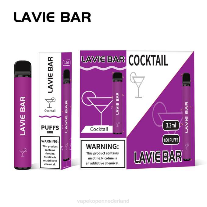 P8B2312 Electronic Cigarette Vape - cocktail LAVIE BAR 800 trekjes