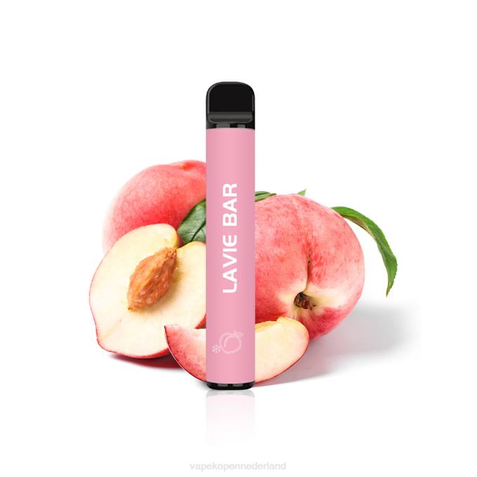 P8B2325 Vape Nederland - perzik ijs LAVIE BAR 2% versie 800 trekjes