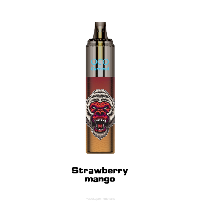 P8B2357 Electronic Cigarette Vape - aardbei-mango LAVIE OCO Carnaval 10.000 trekjes