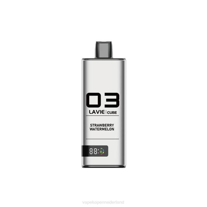 P8B237 Vape Nederland - aardbei watermeloen LAVIE Cube 20000 trekjes