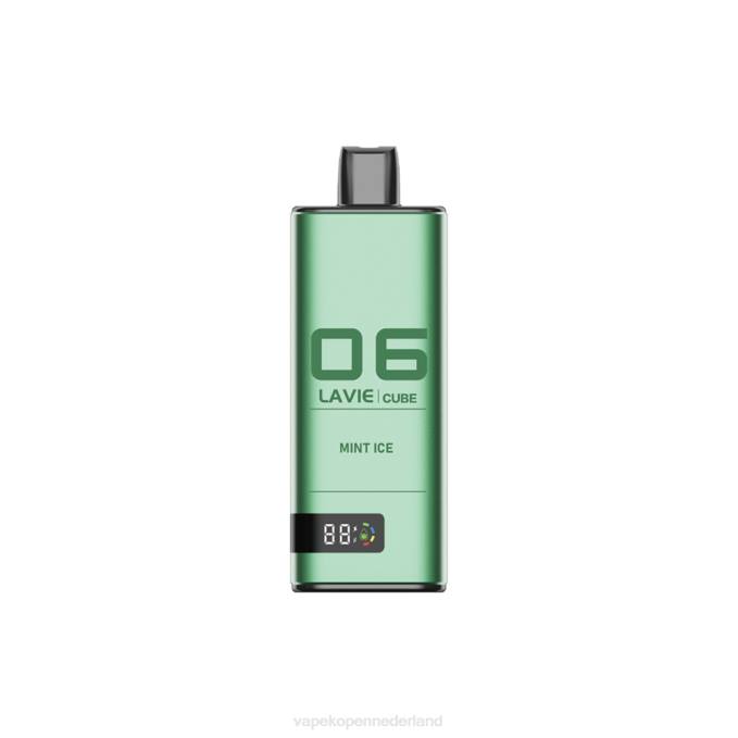 P8B240 Vape Nederland - munt ijs LAVIE Cube 20000 trekjes