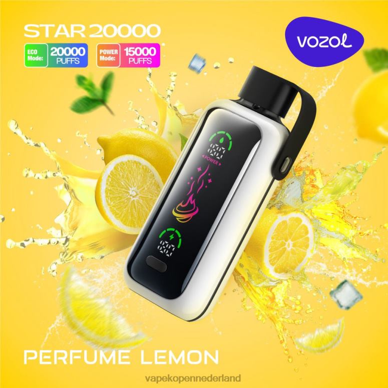 VOZOL STAR 20000 80VTP17 parfum citroen Vape Zonder Nicotine
