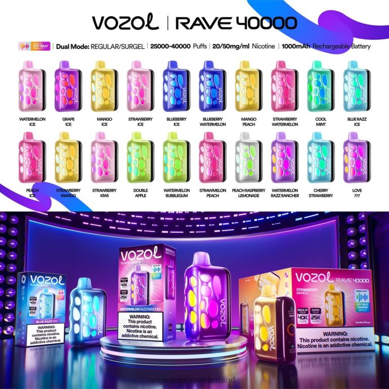 TFRX01 Vozol Rave 40000